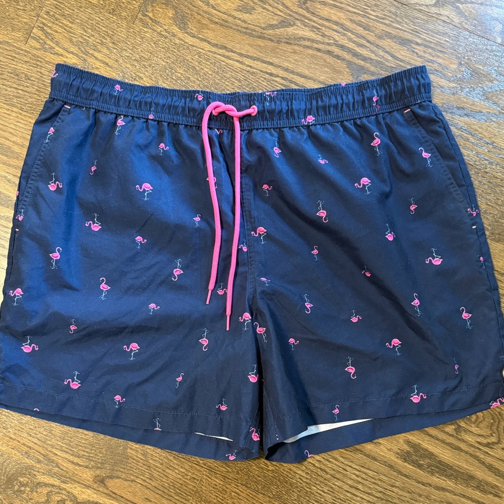 Flamingo Print Swim Shorts